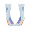 I Stopped Listening Crew Socks - Mens Blue Q Apparel & Accessories - Socks - Adult - Mens