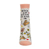 Bitch I'm Getting My Steps In Ankle Socks - Womens Blue Q Apparel & Accessories - Socks - Adult - Womens