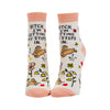 Bitch I'm Getting My Steps In Ankle Socks - Womens Blue Q Apparel & Accessories - Socks - Adult - Womens