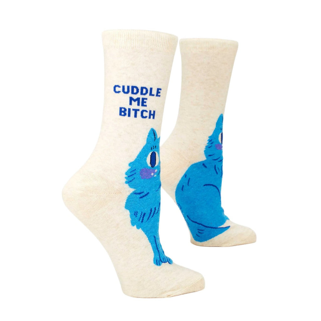 Cuddle Me Crew Socks - Womens Blue Q Apparel & Accessories - Socks - Adult - Womens