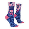 F*cking Delightful Crew Socks - Womens Blue Q Apparel & Accessories - Socks - Adult - Womens