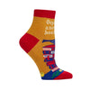 Oops I Got Another Book Ankle Socks - Womens Blue Q Apparel & Accessories - Socks - Adult - Womens