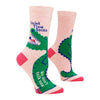Quiet Time Socks Crew Socks - Womens Blue Q Apparel & Accessories - Socks - Adult - Womens