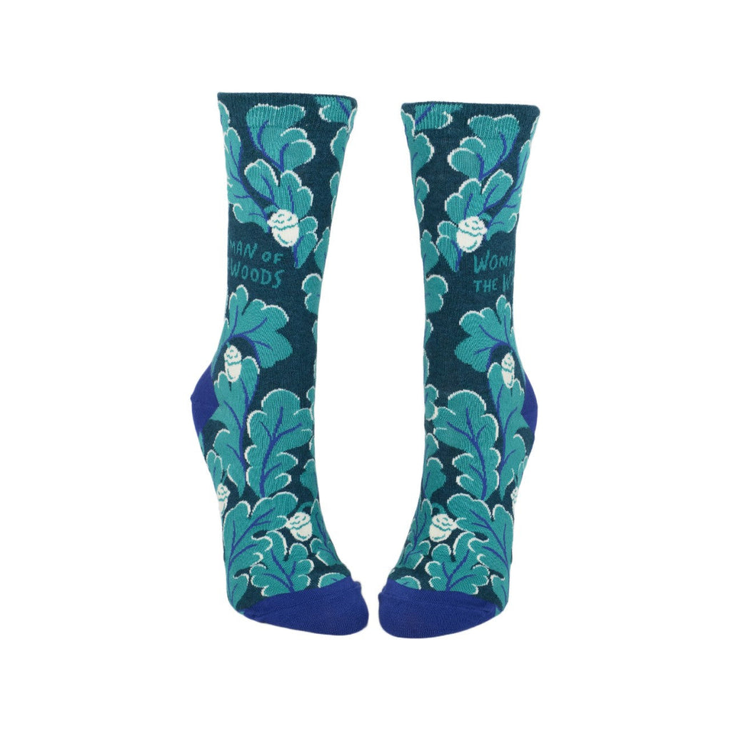 Woman Of The Woods Crew Socks - Womens Blue Q Apparel & Accessories - Socks - Adult - Womens