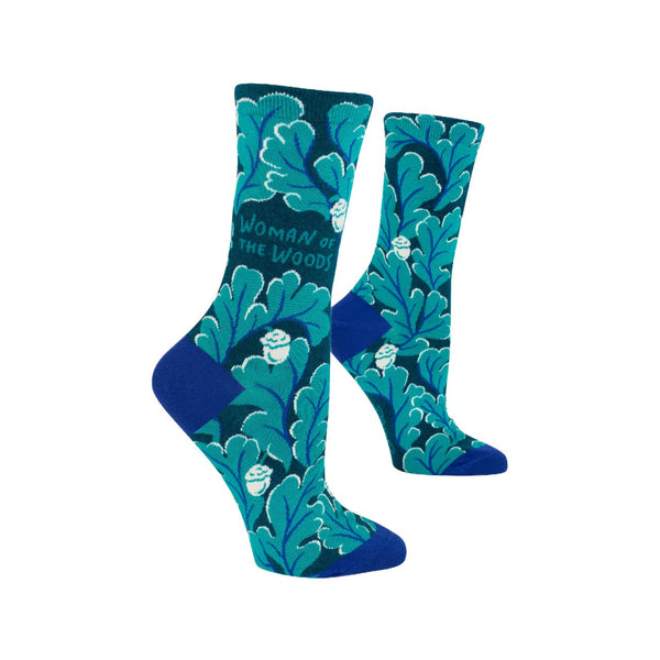 Woman Of The Woods Crew Socks - Womens Blue Q Apparel & Accessories - Socks - Adult - Womens