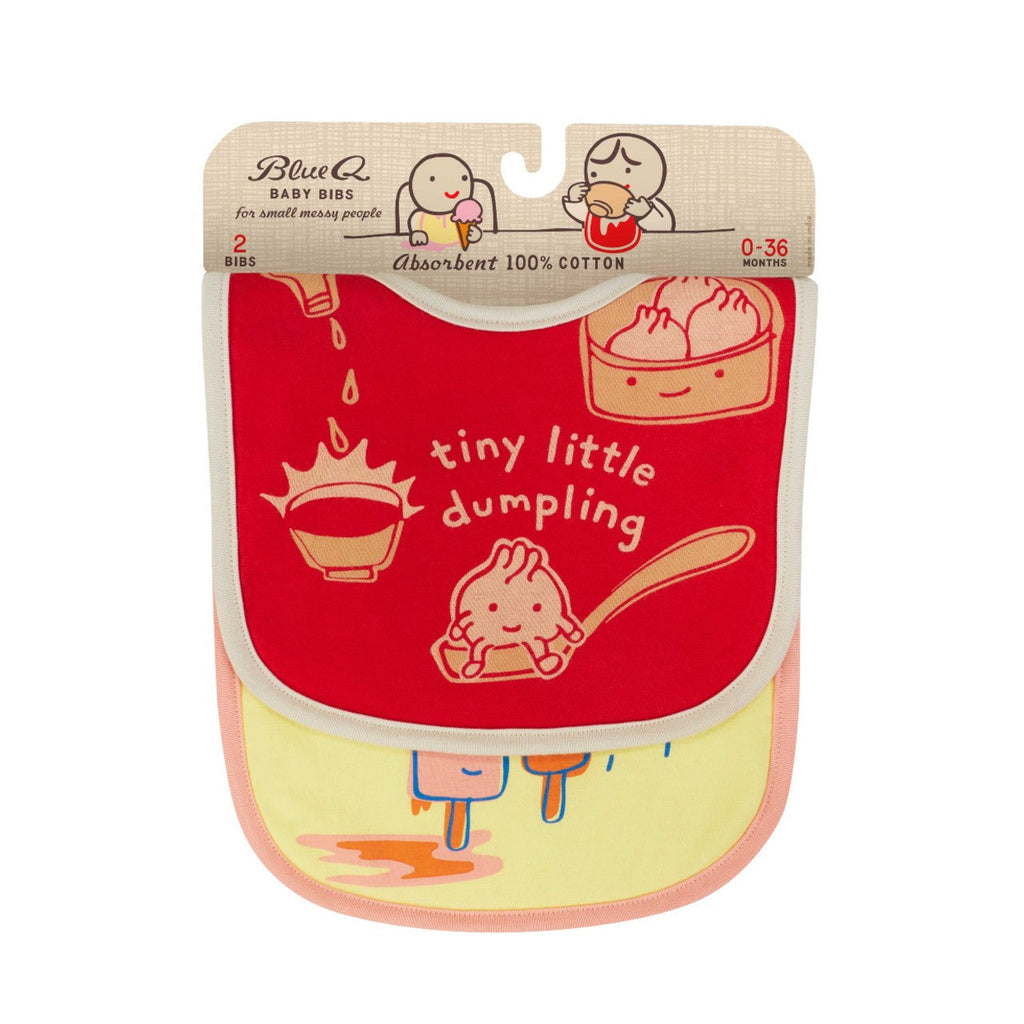 Dumpling/Meltdown Baby Bib Set Blue Q Baby & Toddler - Nursing & Feeding - Bibs & Burp Cloths