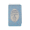 Angry Woman Essays Spiral Notebook Blue Q Books - Blank Notebooks & Journals