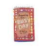 Busy Day Spiral Notebook Blue Q Books - Blank Notebooks & Journals