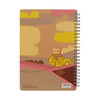Family Scheduling 6X8 Spiral Notebook Blue Q Books - Blank Notebooks & Journals