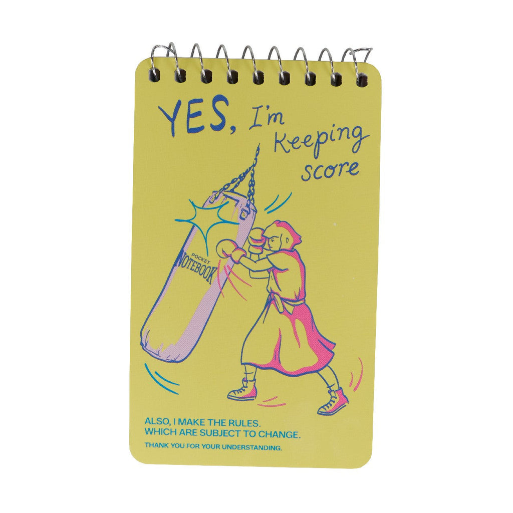 Keeping Score 3X5 Spiral Notebook Blue Q Books - Blank Notebooks & Journals