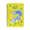 Random Crap 6X8 Spiral Notebook Blue Q Books - Blank Notebooks & Journals