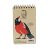 Really Into Birds 3X5 Spiral Notebook Blue Q Books - Blank Notebooks & Journals