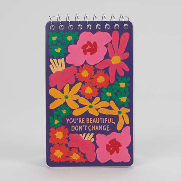 You're Beautiful 3X5 Spiral Notebook Blue Q Books - Blank Notebooks & Journals