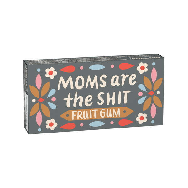 Moms Are The Sh*t Gum Blue Q Candy, Chocolate & Gum