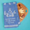 Hide From My Kids Woven Dish Towel Blue Q Home - Kitchen & Dining - Kitchen Cloths & Dish Towels