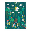 Joy Of Mushrooms Printed Dish Towel Blue Q Home - Kitchen & Dining - Kitchen Cloths & Dish Towels