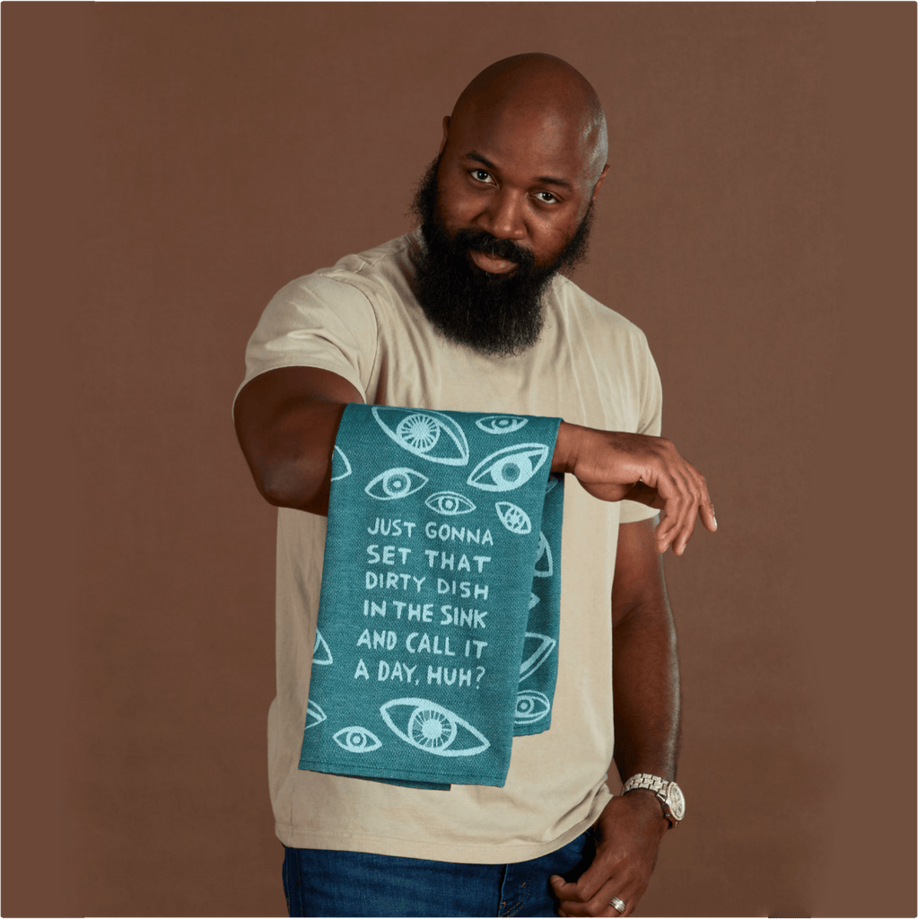 Just Gonna Set That Dirty Dish In The Sink Dish Towel Blue Q Home - Kitchen & Dining - Kitchen Cloths & Dish Towels