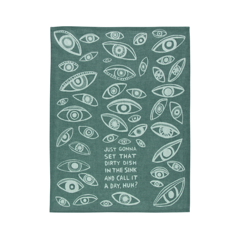 Just Gonna Set That Dirty Dish In The Sink Dish Towel Blue Q Home - Kitchen & Dining - Kitchen Cloths & Dish Towels