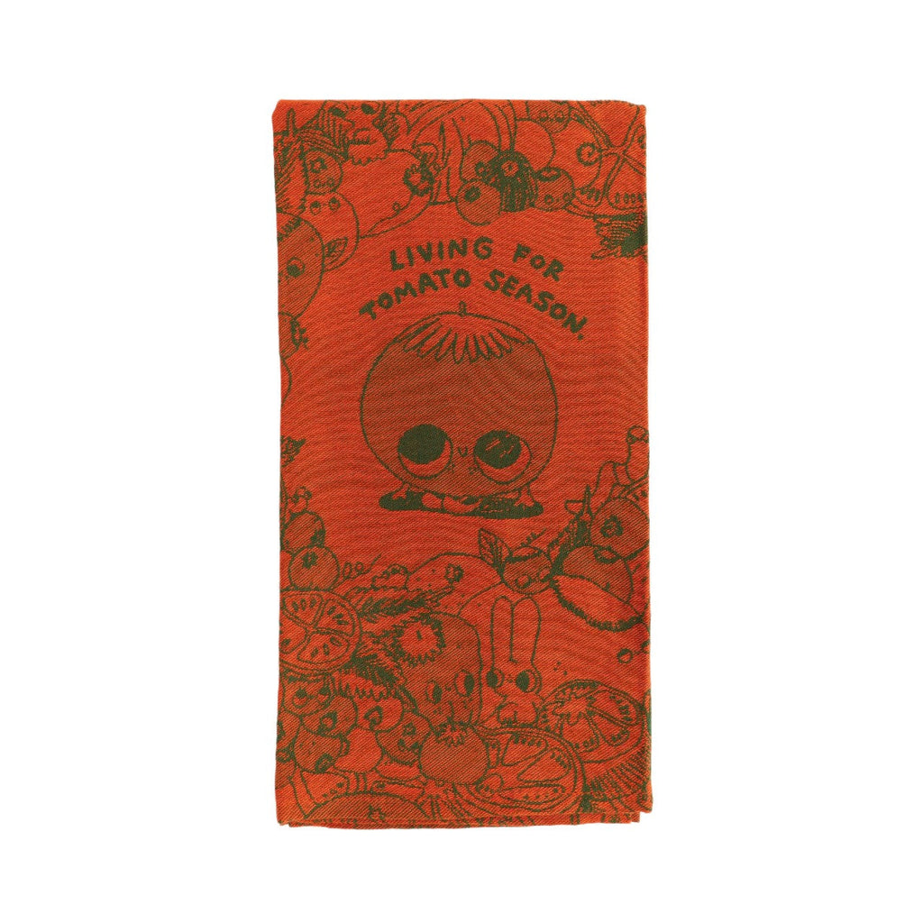 Tomato Season Woven Dish Towel Blue Q Home - Kitchen & Dining - Kitchen Cloths & Dish Towels