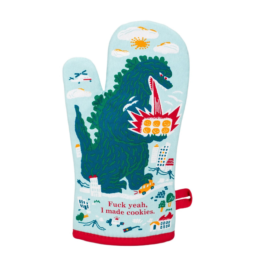 Fuck Yeah Cookies Oven Mitt Blue Q Home - Kitchen & Dining - Oven Mitts & Pot Holders