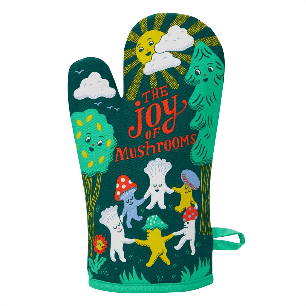 Joy Of Mushrooms Oven Mitt Blue Q Home - Kitchen & Dining - Oven Mitts & Pot Holders