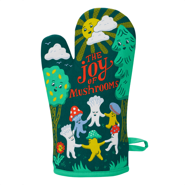 Joy Of Mushrooms Oven Mitt Blue Q Home - Kitchen & Dining - Oven Mitts & Pot Holders
