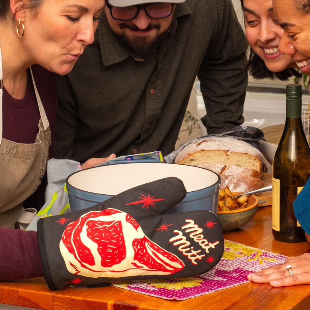 Meat Mitt Oven Mitt Blue Q Home - Kitchen & Dining - Oven Mitts & Pot Holders