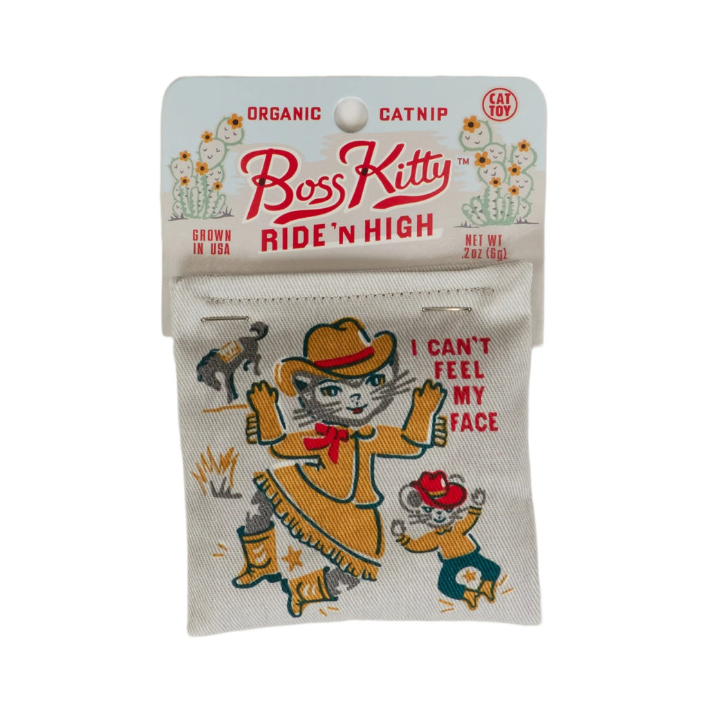 Boss Kitty Catnip Cat Toys Blue Q Home - Pet