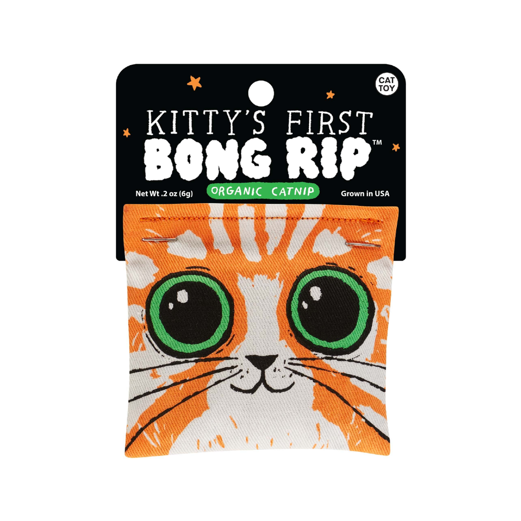 Kitty's 1st Bong Rip Catnip Cat Toys Blue Q Home - Pet