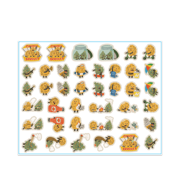 Nugz Sticker Set Blue Q Impulse - Decorative Stickers