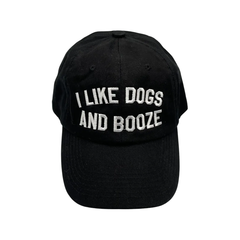 I Like Dogs And Booze Adult Hat BobbyK Boutique Apparel & Accessories - Summer - Adult - Hats