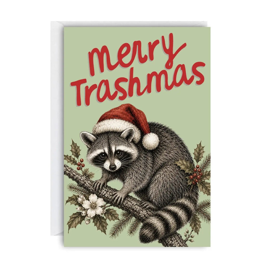 Merry Trashmas Christmas Card BobbyK Boutique Cards - Holiday - Christmas