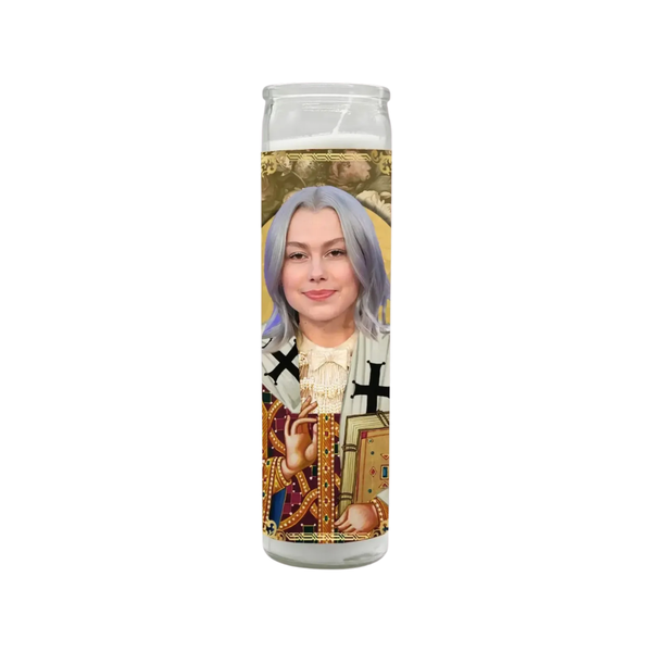 Phoebe Bridgers Saint Prayer Candle BobbyK Boutique Home - Candles - Novelty