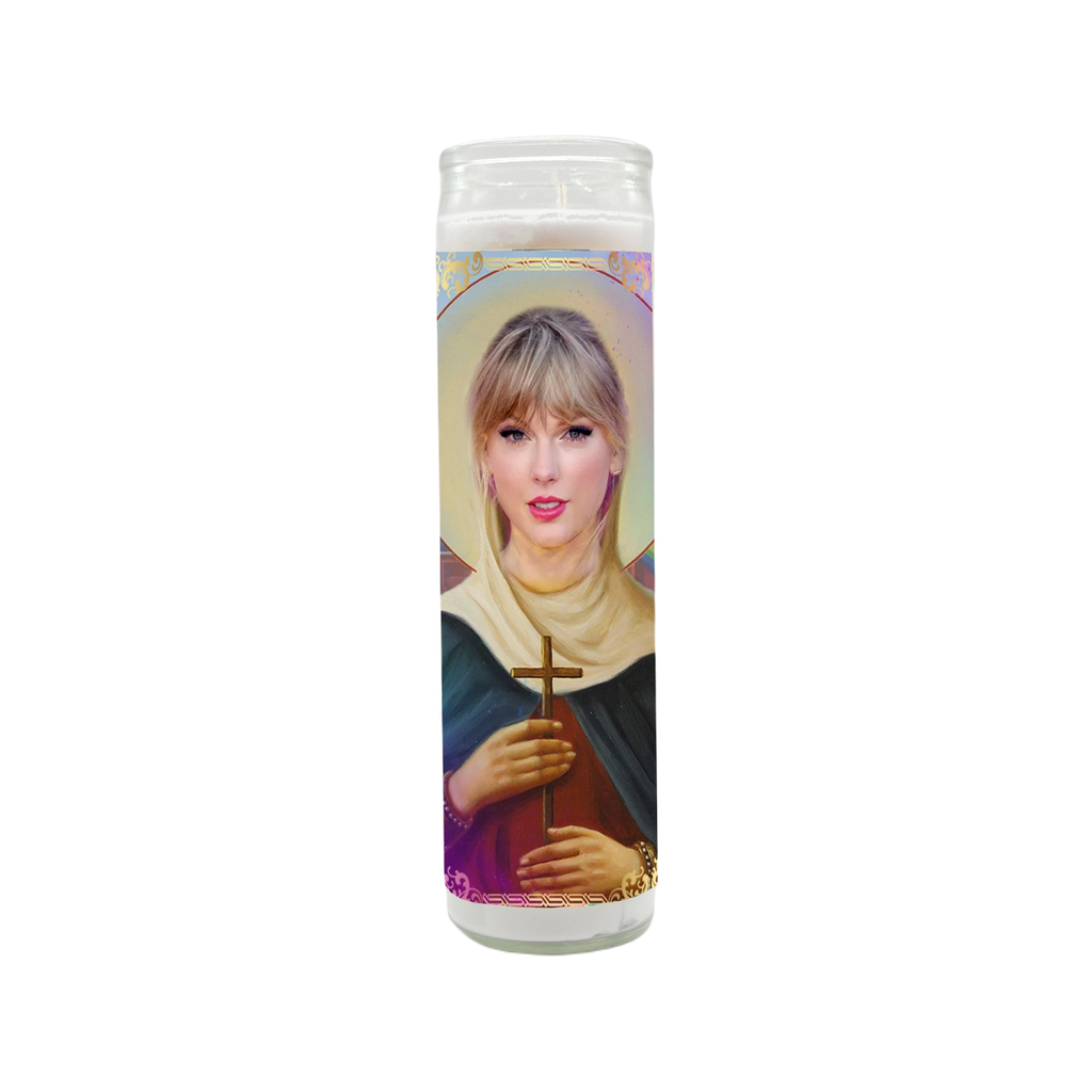 Saint Tay Tay Candle