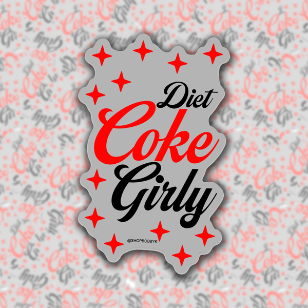 Diet Coke Girly Sticker BobbyK Boutique Impulse - Decorative Stickers