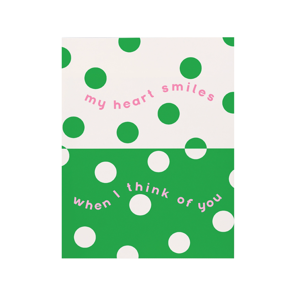 Heart Smiles Blank Card Bon Femmes Cards - Any Occasion