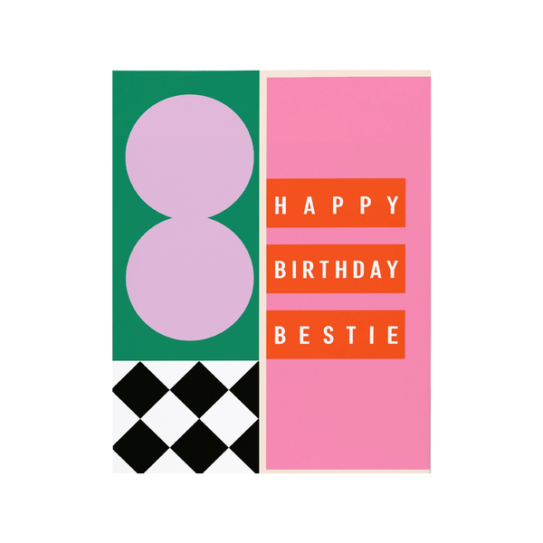 Bestie Birthday Card Bon Femmes Cards - Birthday