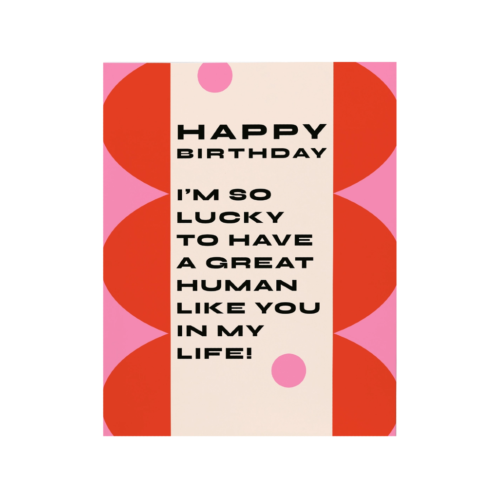 HBD Great Human Birthday Card Bon Femmes Cards - Birthday