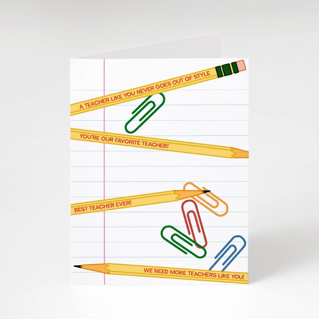 Best Teacher Ever Teacher Card Bon Femmes Cards - Teacher