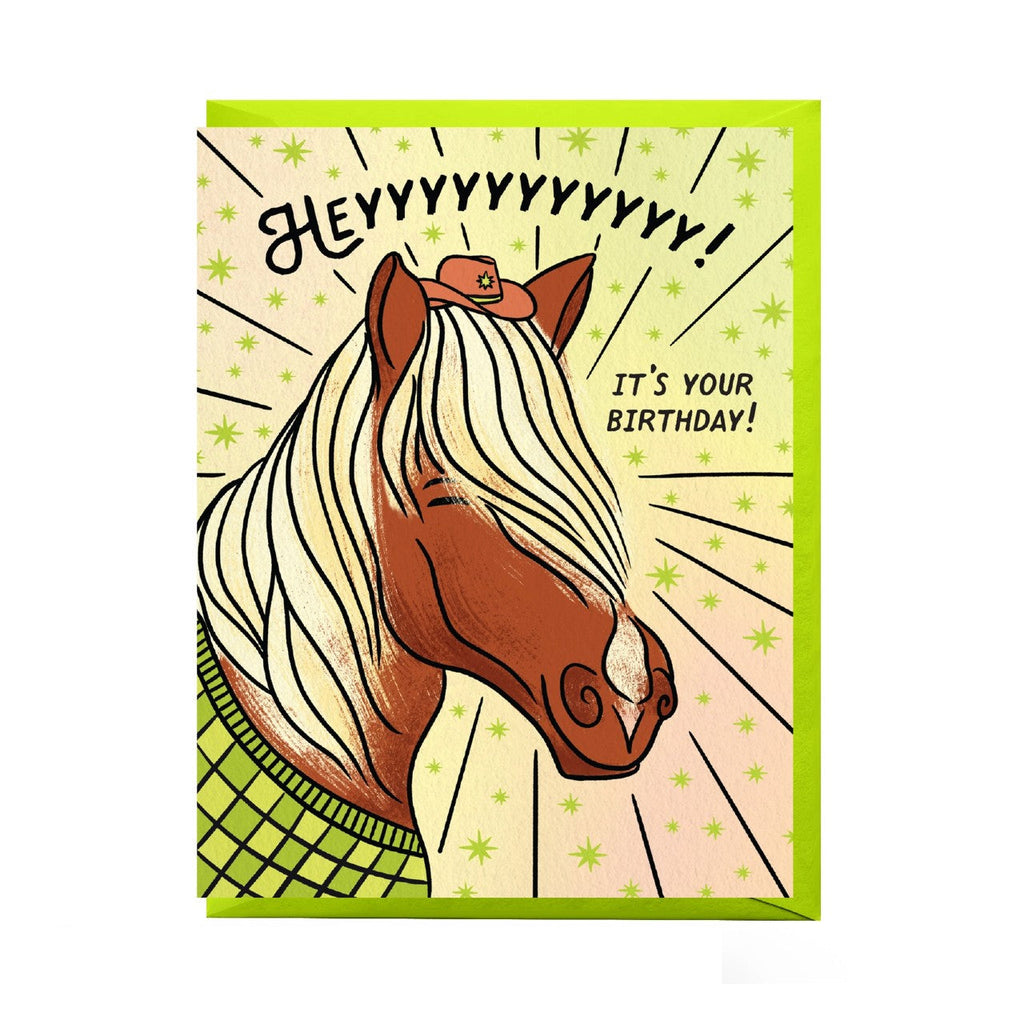 Horse Birthday Card Boss Dotty Paper Co Cards - Birthday