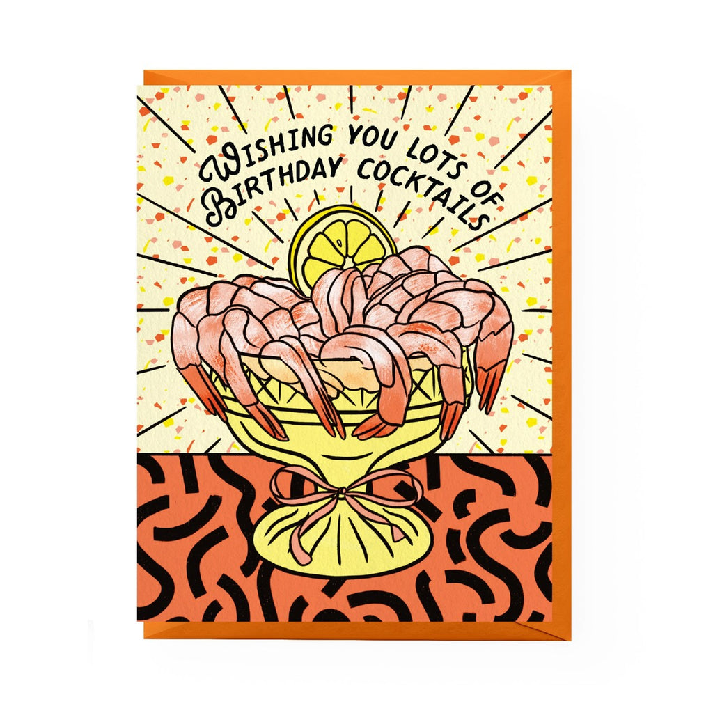 Shrimp Cocktail Birthday Card Boss Dotty Paper Co Cards - Birthday