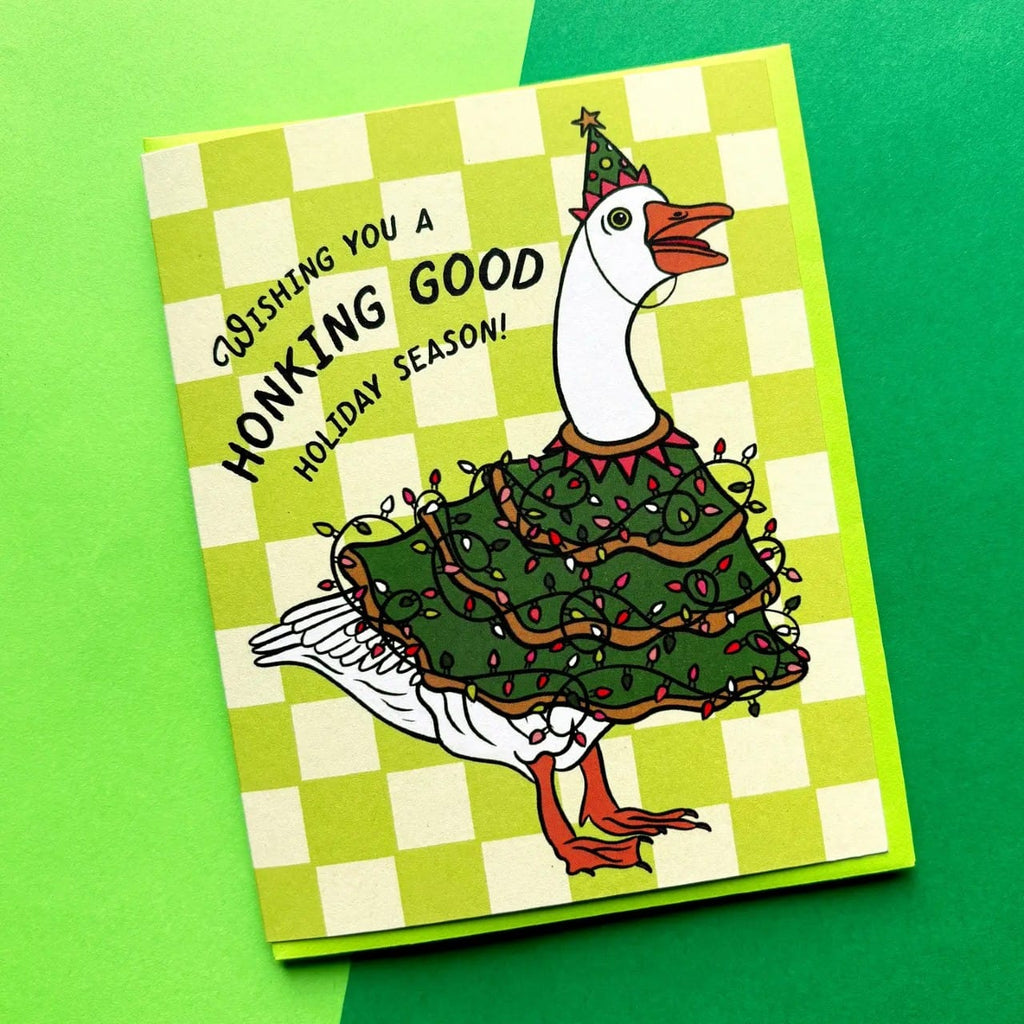 Porch Goose Christmas Card Boss Dotty Paper Co Cards - Holiday - Christmas