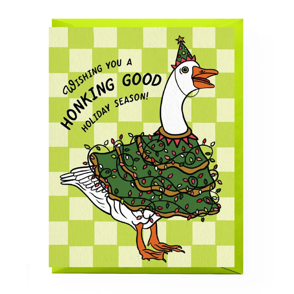 Porch Goose Christmas Card Boss Dotty Paper Co Cards - Holiday - Christmas