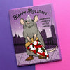 Pizza Rat Holiday Card Boss Dotty Paper Co Cards - Holiday - Happy Holidays