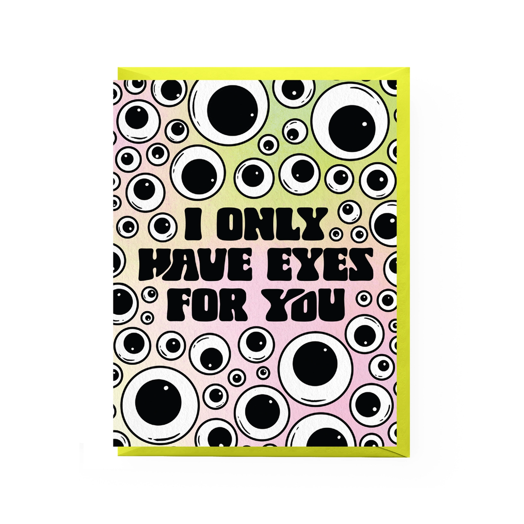 Googly Eyes Love Card Boss Dotty Paper Co Cards - Love