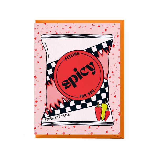 Spicy Snack Love Card Boss Dotty Paper Co. Cards - Love