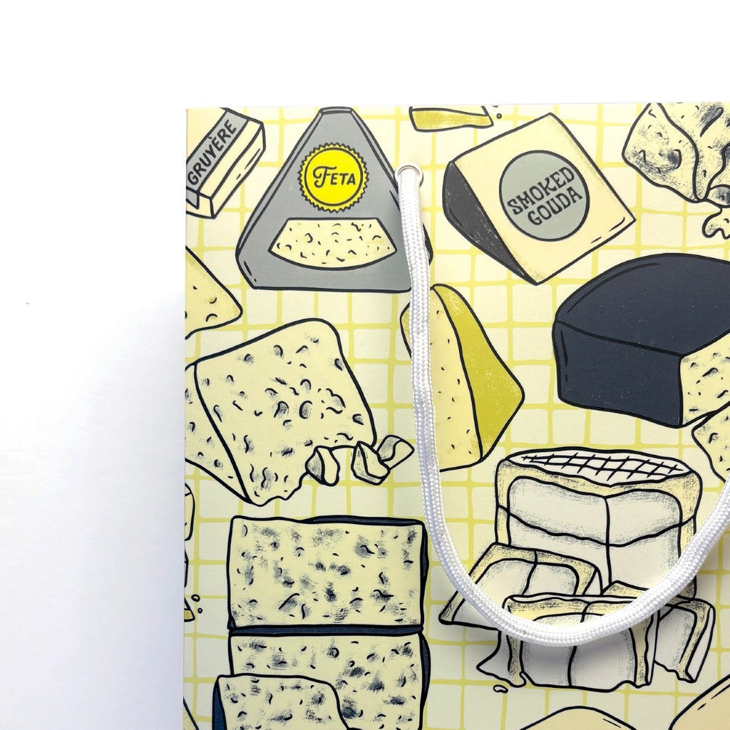 Cheese Large Gift Bag Boss Dotty Paper Co Gift Wrap & Packaging - Gift Bags