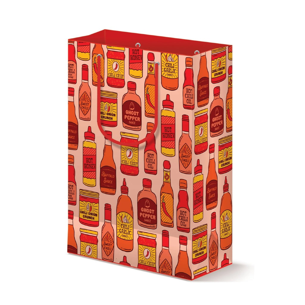 Hot Sauce Large Gift Bag Boss Dotty Paper Co Gift Wrap & Packaging - Gift Bags