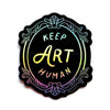 Keep Art Human Holographic Sticker Boss Dotty Paper Co Impulse - Decorative Stickers