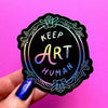 Keep Art Human Holographic Sticker Boss Dotty Paper Co Impulse - Decorative Stickers